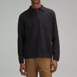 Lululemon Lightweight Knit Long-Sleeve Polo Shirt